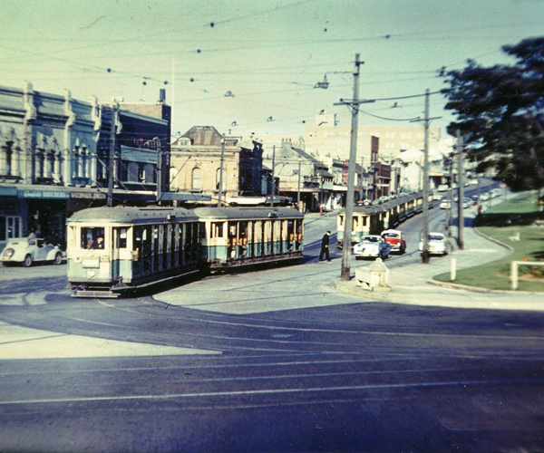 Oxford street trams 1940s